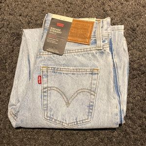 Levi's Light Blue Straight Leg Jeans